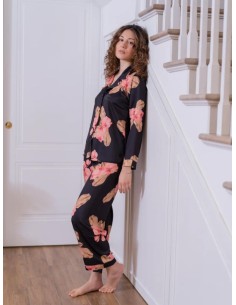 FILO D'ANGELO PIGIAMA DONNA APERTO MANICA LUNGA E... 2