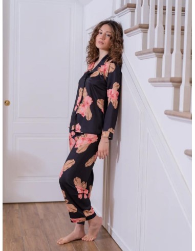 FILO D'ANGELO PIGIAMA DONNA APERTO MANICA LUNGA...