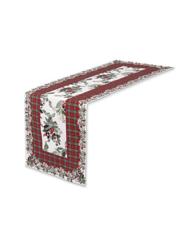 EMILY HOME RUNNER NATALIZIO 45 X 140 CM - TARTAN