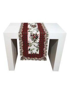 EMILY HOME RUNNER NATALIZIO 45 X 140 CM - TARTAN 2