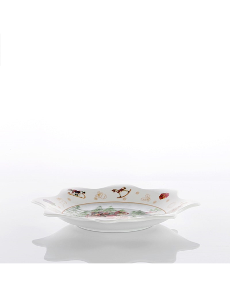 WEISSESTAL VASSOIO NATALE 20 CM - XMAS