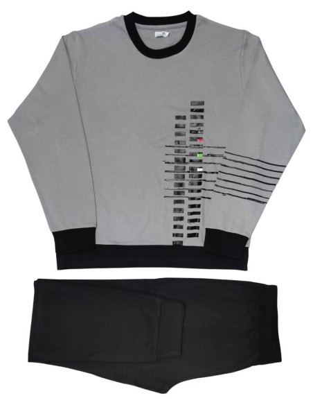 FERRUCCI PIGIAMA UOMO GIROCOLLO MANICA LUNGA E PANTALONE - UGANDA