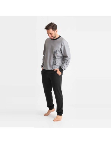 FERRUCCI PIGIAMA UOMO GIROCOLLO MANICA LUNGA E...