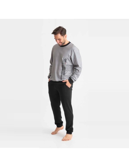 FERRUCCI PIGIAMA UOMO GIROCOLLO MANICA LUNGA E PANTALONE - UGANDA