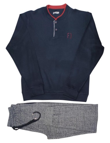 FERRUCCI PIGIAMA UOMO SERAFINO MANICA LUNGA E...