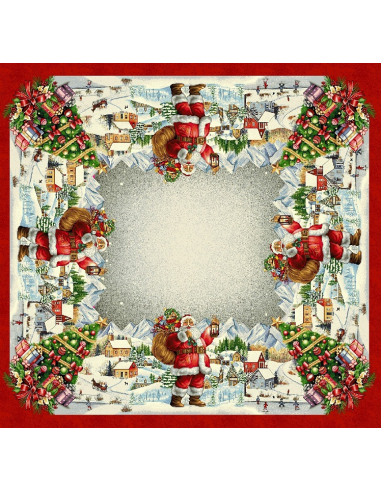 EMILY HOME COPRITAVOLA NATALIZIA 90 X 90 CM - DONI