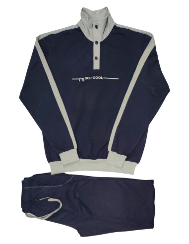 FERRUCCI PIGIAMA UOMO LUPETTO MANICA LUNGA E...