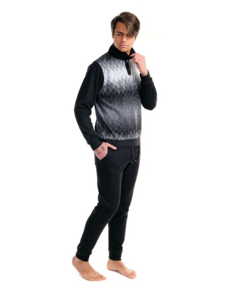 FERRUCCI PIGIAMA UOMO LUPETTO MANICA LUNGA E PANTALONE - AIRONE