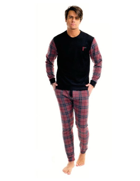 FERRUCCI PIGIAMA UOMO GIROCOLLO MANICA LUNGA E PANTALONE - ABRUZZO