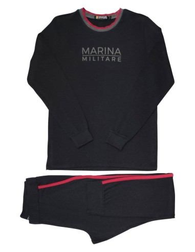 MARINA MILITARE PIGIAMA UOMO GIROCOLLO MANICA...