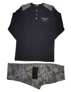 MARINA MILITARE PIGIAMA UOMO SERAFINO MANICA LUNGA E...