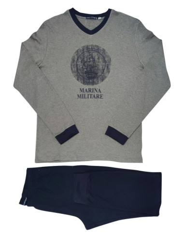 MARINA MILITARE PIGIAMA UOMO SCOLLO V MANICA...