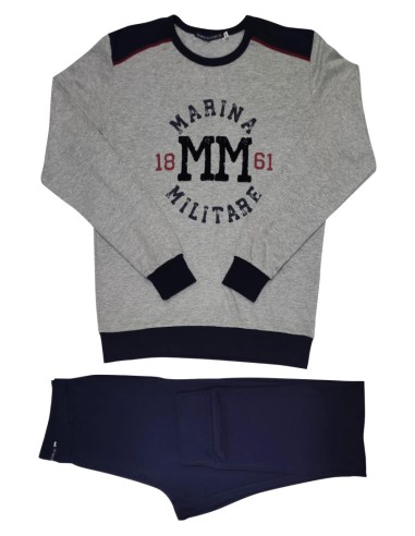 MARINA MILITARE PIGIAMA UOMO GIROCOLLO MANICA...