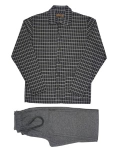 FERRUCCI PIGIAMA UOMO APERTO MANICA LUNGA E PANTALONE -...
