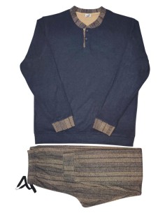 FERRUCCI PIGIAMA UOMO SERAFINO MANICA LUNGA E PANTALONE -... 2