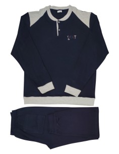 FERRUCCI PIGIAMA UOMO SERAFINO MANICA LUNGA E PANTALONE -...