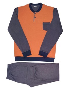 FERRUCCI PIGIAMA UOMO SERAFINO MANICA LUNGA E PANTALONE -... 2