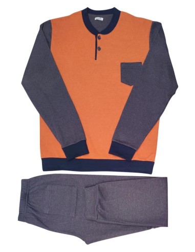 FERRUCCI PIGIAMA UOMO SERAFINO MANICA LUNGA E...