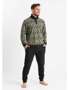 FERRUCCI PIGIAMA UOMO LUPETTO MANICA LUNGA E PANTALONE -...