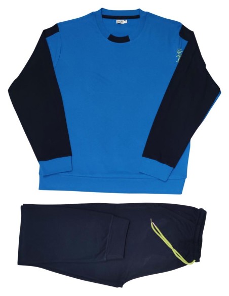 FERRUCCI PIGIAMA UOMO GIROCOLLO MANICA LUNGA E PANTALONE LUNGO - URANO