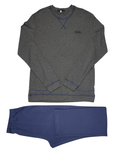 MARINA MILITARE PIGIAMA UOMO GIROCOLLO MANICA...