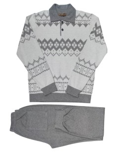 FERRUCCI PIGIAMA UOMO SERAFINO MANICA LUNGA E PANTALONE -...