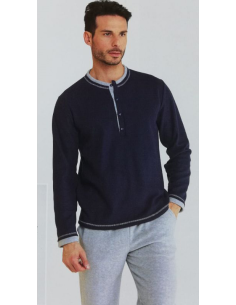 MANAM PIGIAMA UOMO SERAFINO MANICA LUNGA E PANTALONE 2