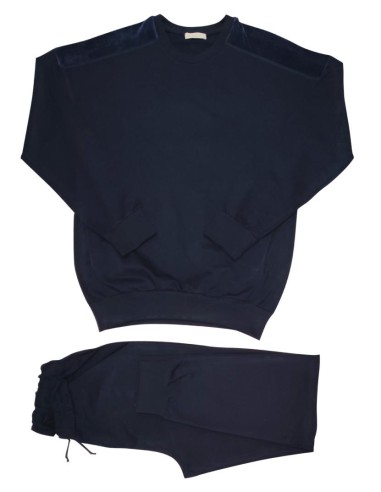 MANAM PIGIAMA UOMO GIROCOLLO MANICA LUNGA E...