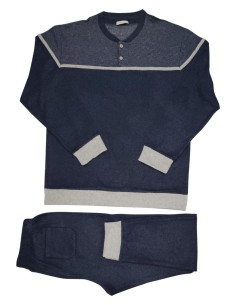 MANAM PIGIAMA UOMO SERAFINO MANICA LUNGA E PANTALONE