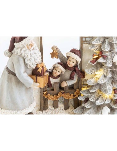 LE STELLE BABBO NATALE PORTA DONI, CON LED...