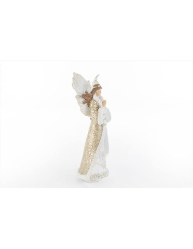 LE STELLE STATUINA ANGELO IN PREGHIERA 13X28