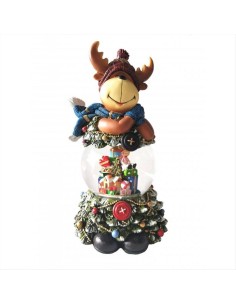 IL MONDO DEI CARILLON ALCE CON SFERA 