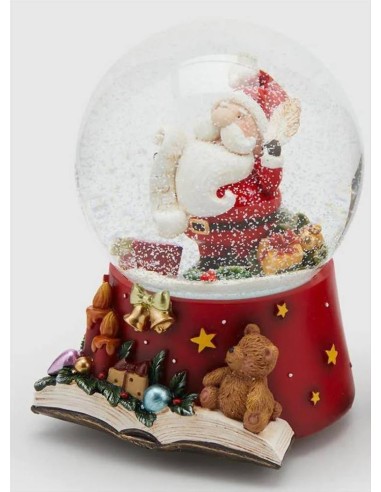 IL MONDO DEI CARILLON BABBO NATALE CON LISTA...