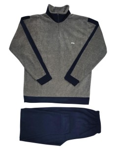 NOTTE & CO PIGIAMA UOMO LUPETTO MANICA LUNGA E PANTALONE