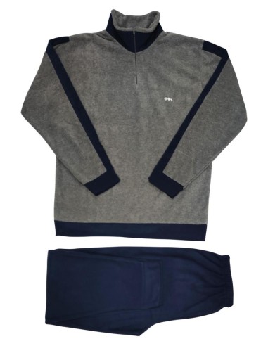 NOTTE & CO PIGIAMA UOMO LUPETTO MANICA LUNGA E...