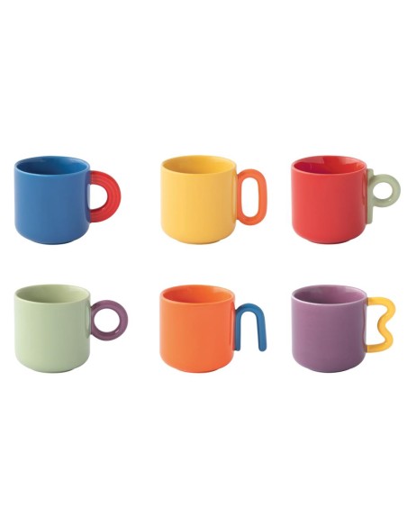 EASY LIFE SET 6 TAZZE CAFFE 10 CL - CREATIVE