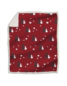 DAUNEX PLAID MORBIDOTTO LIGHT 130 X 160 CM - BEST FRIENDS