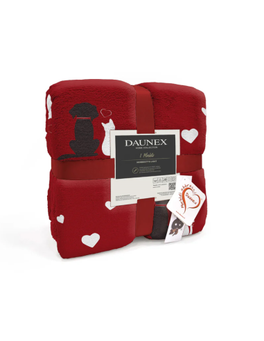 DAUNEX PLAID MORBIDOTTO LIGHT 130 X 160 CM -...