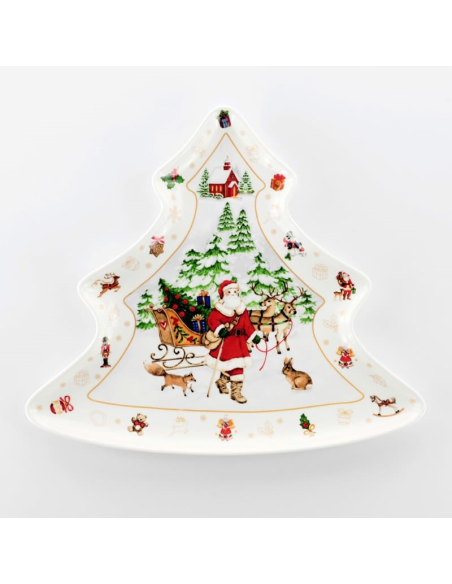 WEISSESTAL VASSOIO ALBERO 28 CM - XMAS