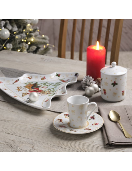 WEISSESTAL VASSOIO ALBERO 28 CM - XMAS