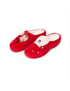 NUVOLE DI STOFFA CIABATTE NATALIZIE CON BABBO E RENNA