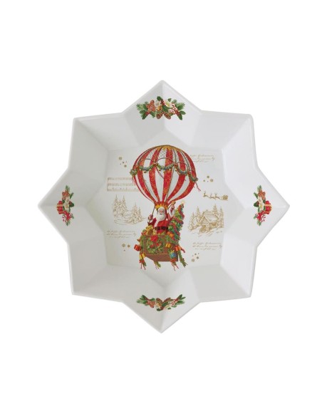 EASY LIFE PIATTO A STELLA 25 CM - CHRISTMAS MEMORIES