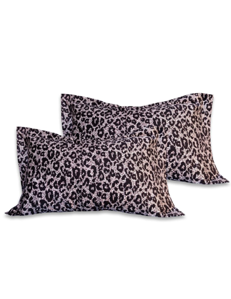 ROBERTO CAVALLI SET 2 FEDERE PER GUANCIALI 50 X 80 CM - LEOPARDO