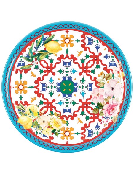 GUZZINI SERVIZIO PIATTI 18 PEZZI - FLOWER & LEMON