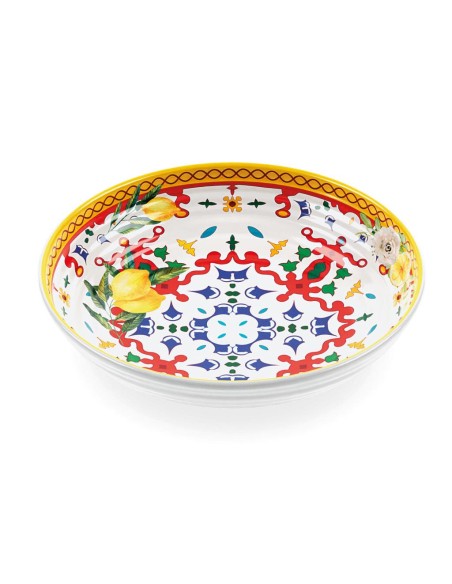 GUZZINI SERVIZIO PIATTI 18 PEZZI - FLOWER & LEMON
