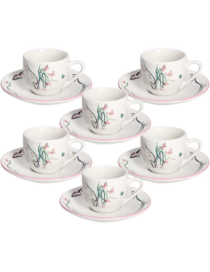 ANDREA FONTEBASSO SET 6 TAZZE CAFFE 10 CL - MOON...