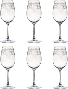 LIVELLARA SET 6 CALICI VINO 38 CL - LUIGI XV