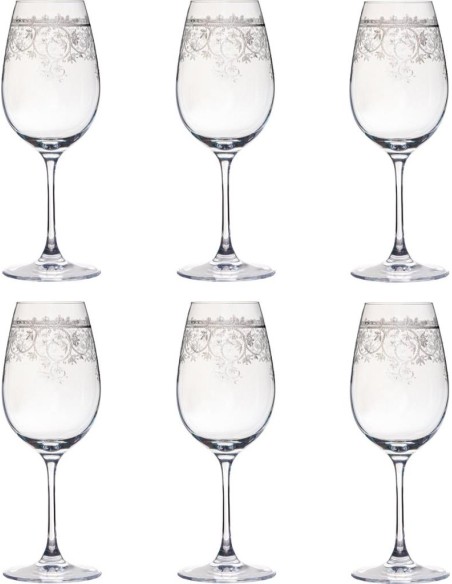 LIVELLARA SET 6 CALICI VINO 38 CL - LUIGI XV