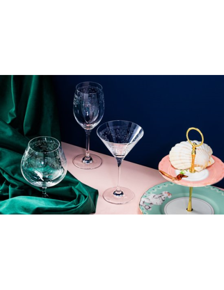 LIVELLARA SET 6 COPPE CHAMPAGNE SERIGRAFATE 35 CL - LUIGI XV