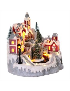 FADE VILLAGGIO NATALIZIO ANIMATO, LED E MUSICA 2